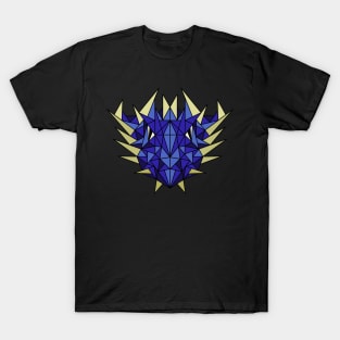 Blue Dragon - Geometric Abstract T-Shirt